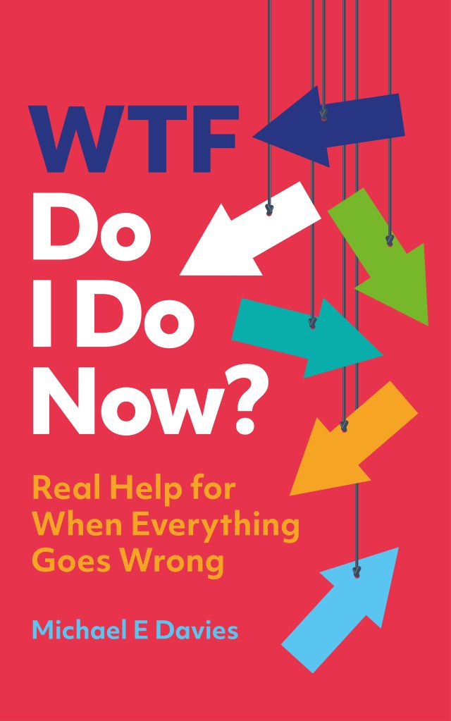 Book cover of WTF Do I Do Now? Real Help for When Everything Goes Wrong by Michael E Davies